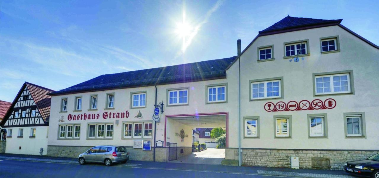 Gasthaus Straub Grettstadt Exteriör bild